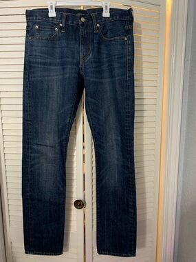 J. Crew Slim Straight Dark Indigo 30/32 Jeans